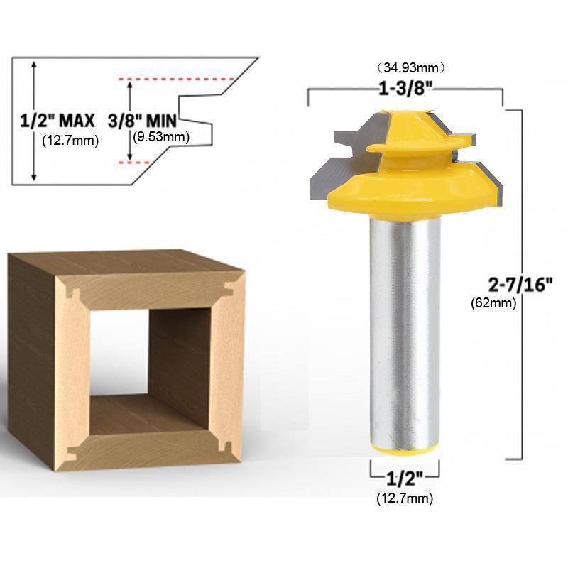 Vivolux | WoodCarver | 45° Gehrungsfräser für perfekte Holzverbindungen