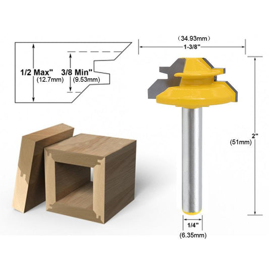 Vivolux | WoodCarver | 45° Gehrungsfräser für perfekte Holzverbindungen