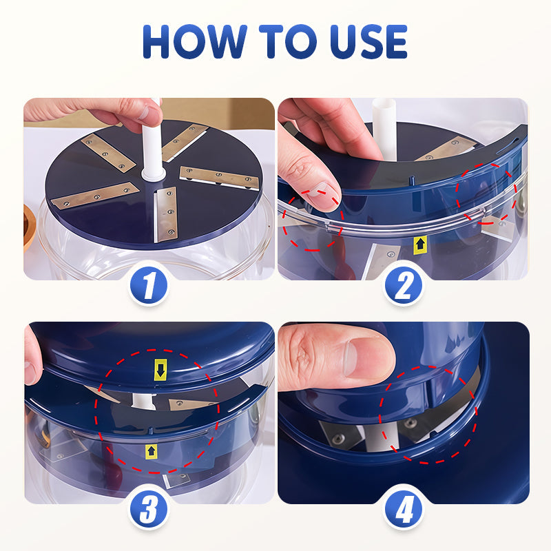 Vivolux | Elektrische Obst- und Gemüseschäler Maschine