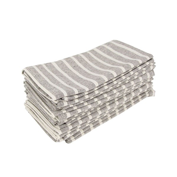 Vivolux | Gestreifte Stoffservietten (12er-Pack)