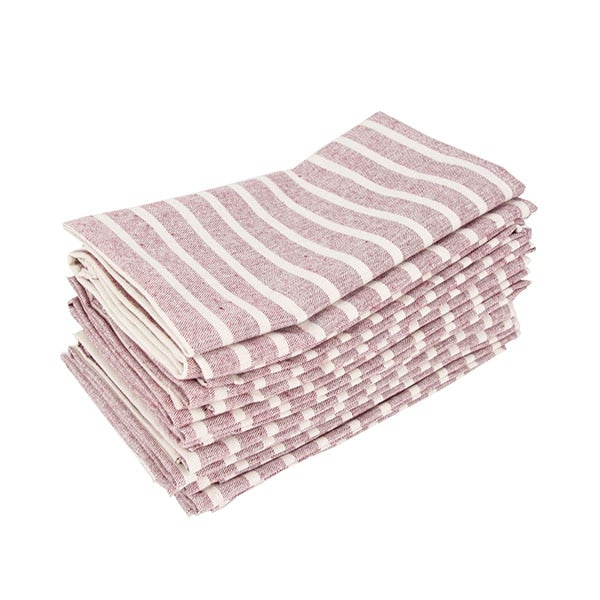 Vivolux | Gestreifte Stoffservietten (12er-Pack)