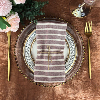 Vivolux | Gestreifte Stoffservietten (12er-Pack)