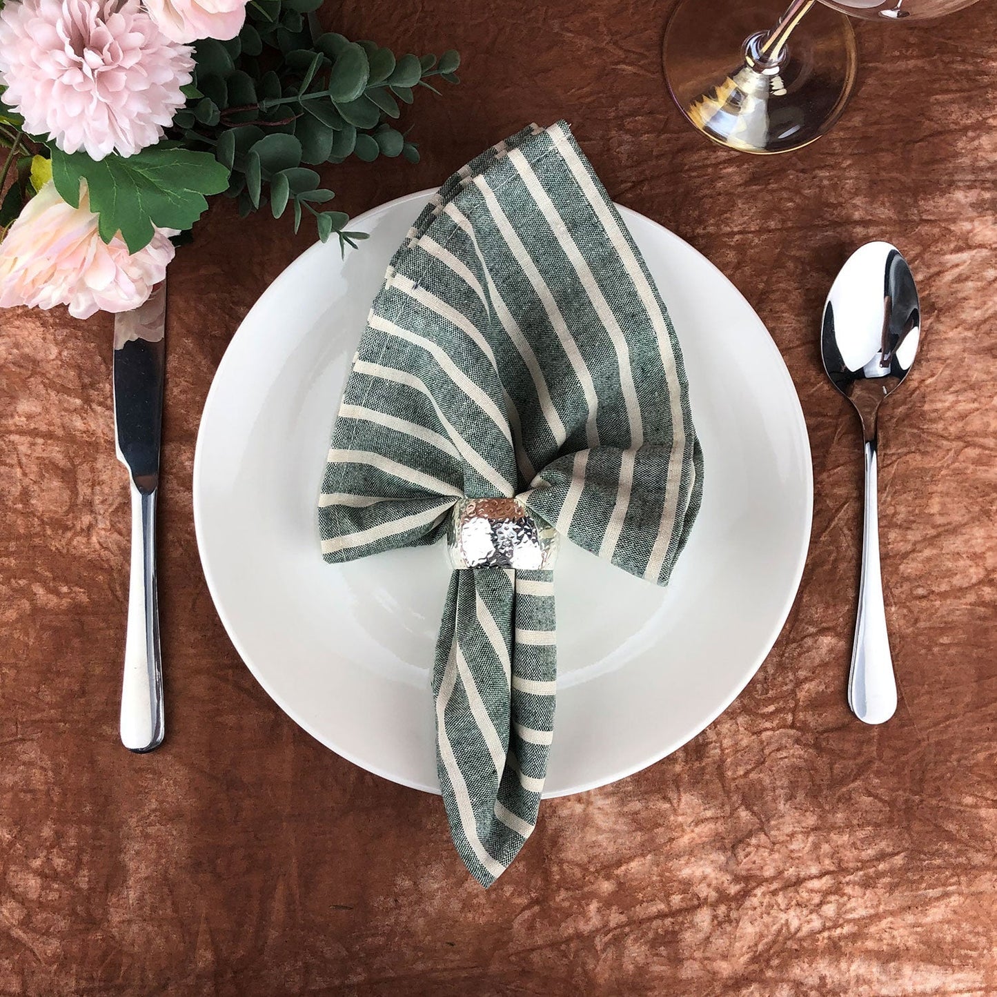 Vivolux | Gestreifte Stoffservietten (12er-Pack)