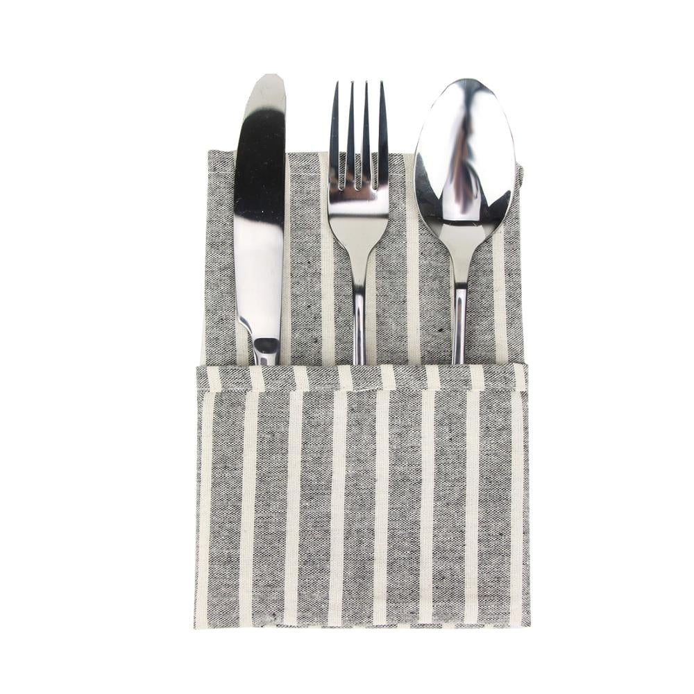 Vivolux | Gestreifte Stoffservietten (12er-Pack)