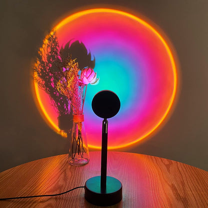 Vivolux | Sonnenuntergang Lampe - Luminex - USB Angetrieben - Regenbogen Projektion