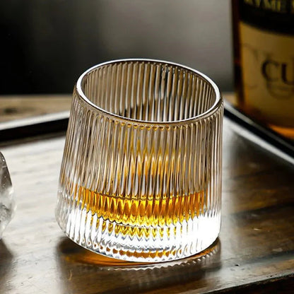 Vivolux | Strukturiertes Whiskyglas mit Welleneffekt