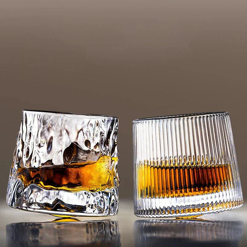 Vivolux | Strukturiertes Whiskyglas mit Welleneffekt