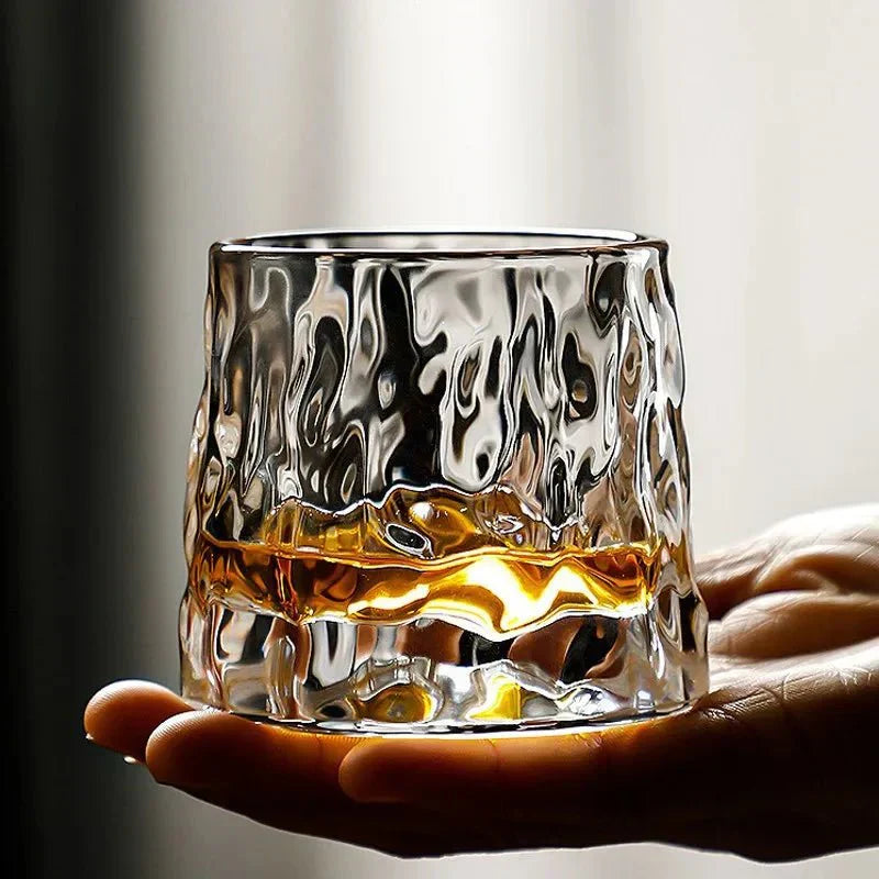 Vivolux | Strukturiertes Whiskyglas mit Welleneffekt
