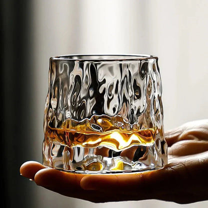 Vivolux | Strukturiertes Whiskyglas mit Welleneffekt