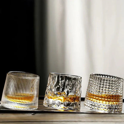 Vivolux | Strukturiertes Whiskyglas mit Welleneffekt