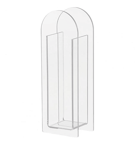 Vivolux | Transparente Acryl-Blumenvase