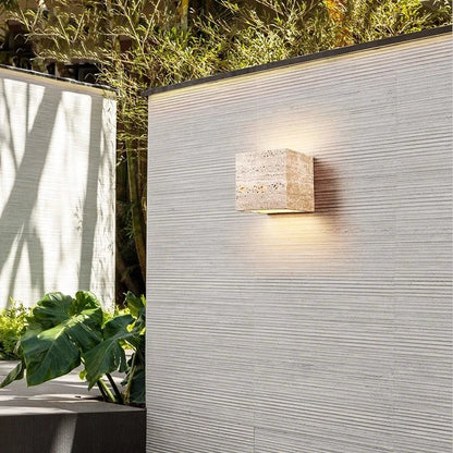Vivolux | Wandleuchte aus Travertin für eine warme und elegante Atmosphäre