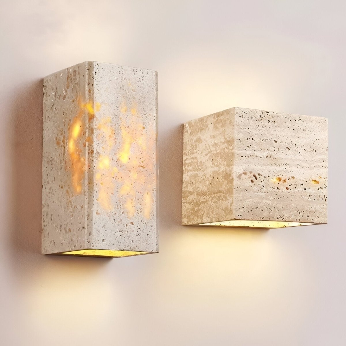 Vivolux | Wandleuchte aus Travertin für eine warme und elegante Atmosphäre