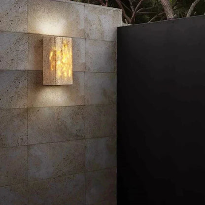Vivolux | Wandleuchte aus Travertin für eine warme und elegante Atmosphäre