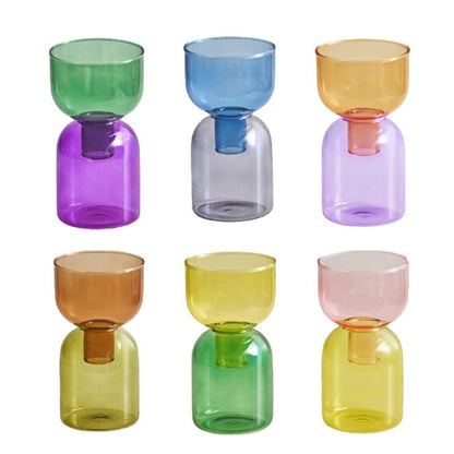 Vivolux | Zweiteiliges Mini-Knospenvase-Terrarium-Set