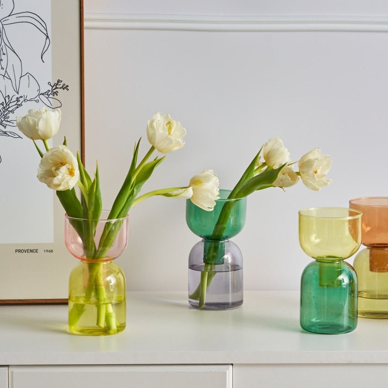 Vivolux | Zweiteiliges Mini-Knospenvase-Terrarium-Set