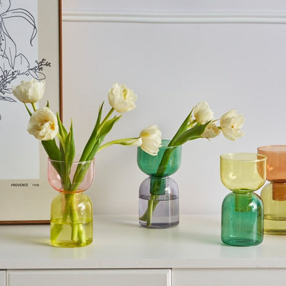 Vivolux | Zweiteiliges Mini-Knospenvase-Terrarium-Set
