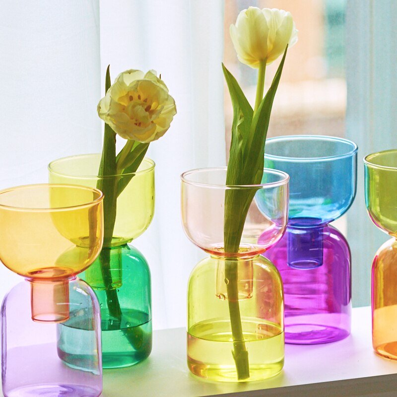 Vivolux | Zweiteiliges Mini-Knospenvase-Terrarium-Set