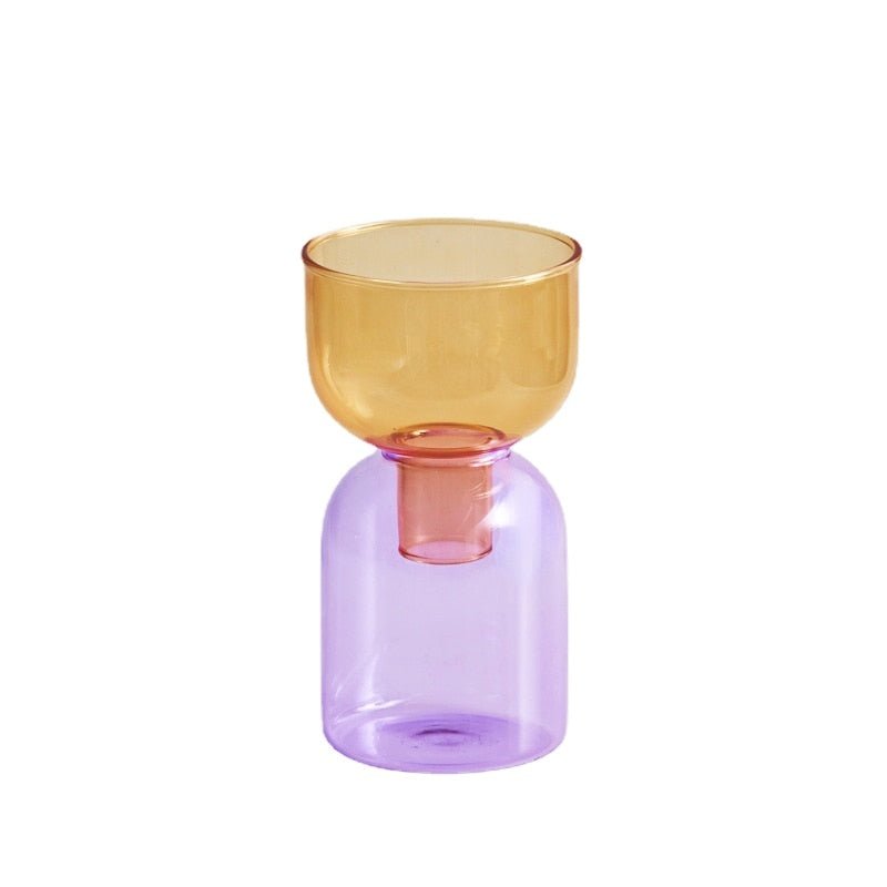 Vivolux | Zweiteiliges Mini-Knospenvase-Terrarium-Set