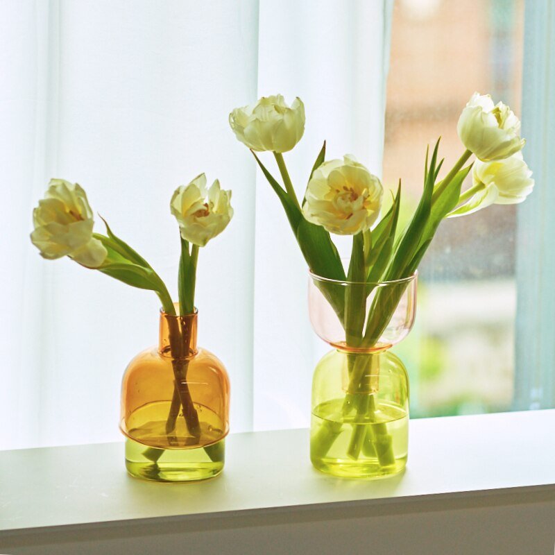 Vivolux | Zweiteiliges Mini-Knospenvase-Terrarium-Set