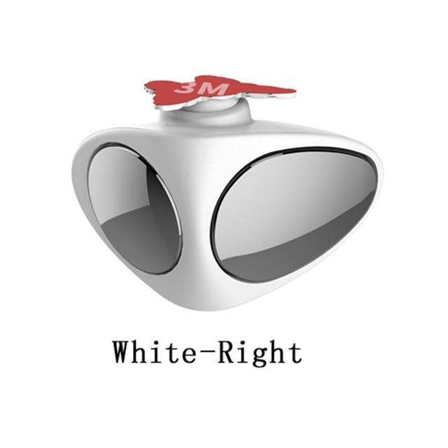 Vivolux | Autospiegel Große Sicht Rückansicht Hilfs Rückwärts Blindzone Weitwinkel Spiegel 360 Drehung Einstellbar Doppelobjektiv Coach Spiegel