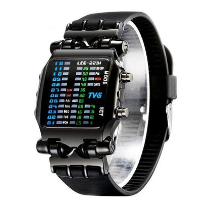 Vivolux | Luxusuhren Herren Mode Gummiarmband LED Digitale Uhr Herren Wasserdichte Sport Militäruhren Relogios Masculino