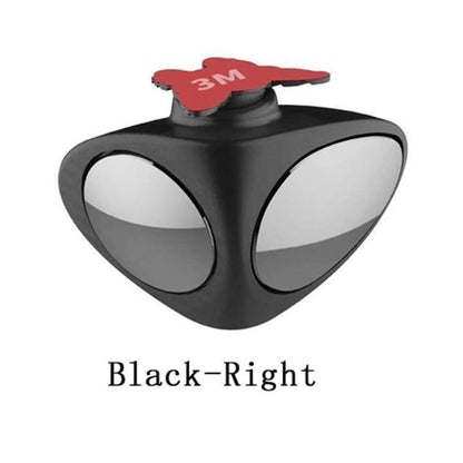 Vivolux | Autospiegel Große Sicht Rückansicht Hilfs Rückwärts Blindzone Weitwinkel Spiegel 360 Drehung Einstellbar Doppelobjektiv Coach Spiegel