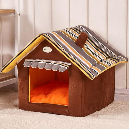 Vivolux | Indoor Hundehütte/Katzenhaus Hundebett/Katzenbett Haustierbett für kleine bis mittelgroße Tiere