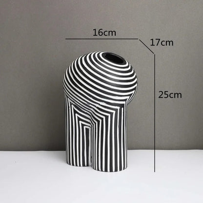 Vivolux | Vase mit abstrakter Geometrie
