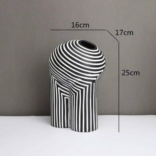 Vivolux | Vase mit abstrakter Geometrie