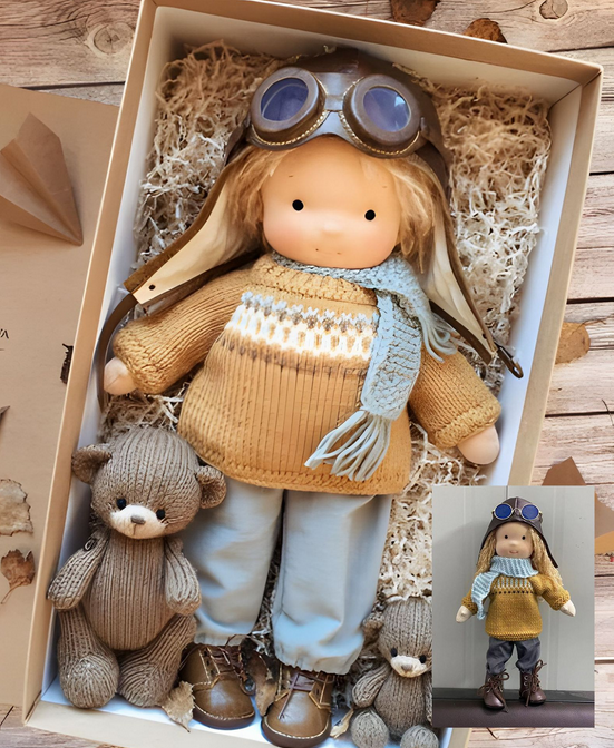 Vivolux | Süße handgemachte Waldorfpuppe