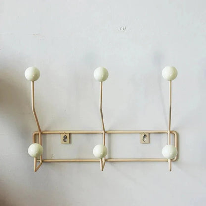 Vintage Kleiderhaken Metall Set - Klassische Garderobe für Mäntel und Accessoires