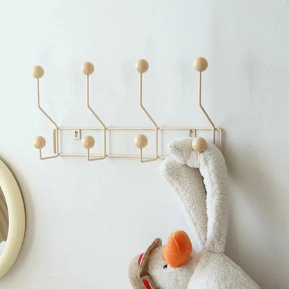 Vivolux | Vintage Stil Bunte Metall Kleiderhaken