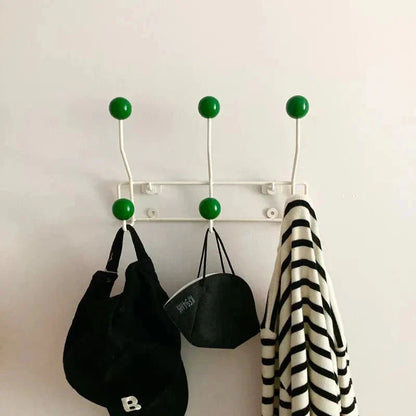 Vintage Kleiderhaken Metall Set - Klassische Garderobe für Mäntel und Accessoires