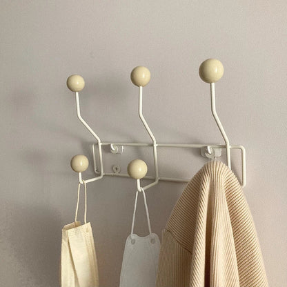 Vintage Kleiderhaken Metall Set - Klassische Garderobe für Mäntel und Accessoires