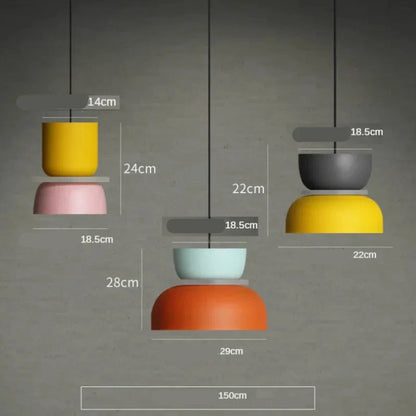 Vivolux | LuminaGlow - Moderne Hängeleuchte im Skandinavischen Macaron Stil