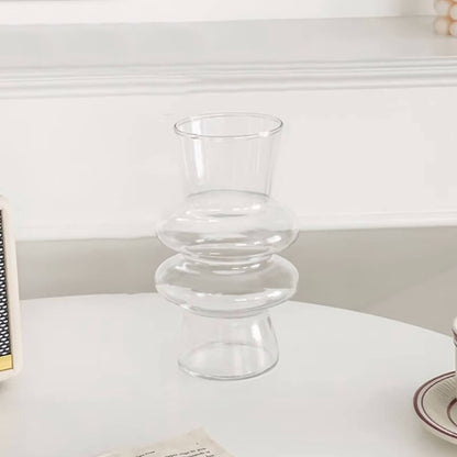 Vivolux | Wellenförmige Glasblumenvase