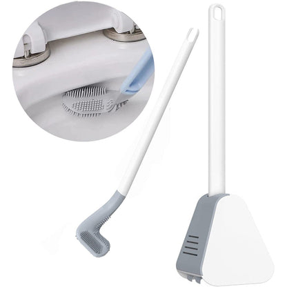 Vivolux | Langer Griff Flexible Silikon Golf WC-Bürste