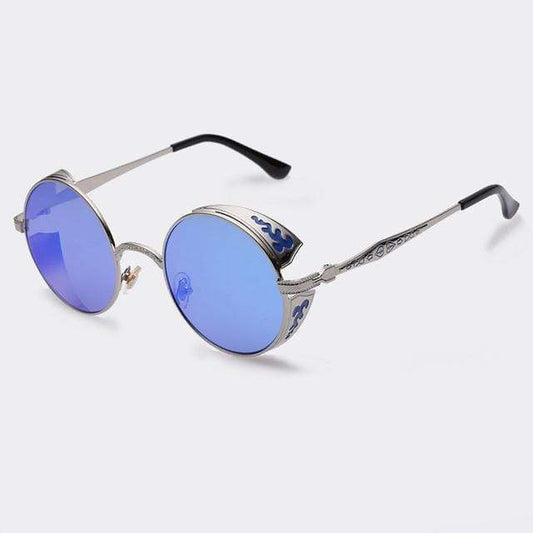 Vivolux | Steampunk Vintage Runde Sonnenbrille Limitierte Auflage