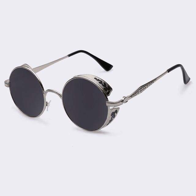 Vivolux | Steampunk Vintage Runde Sonnenbrille Limitierte Auflage