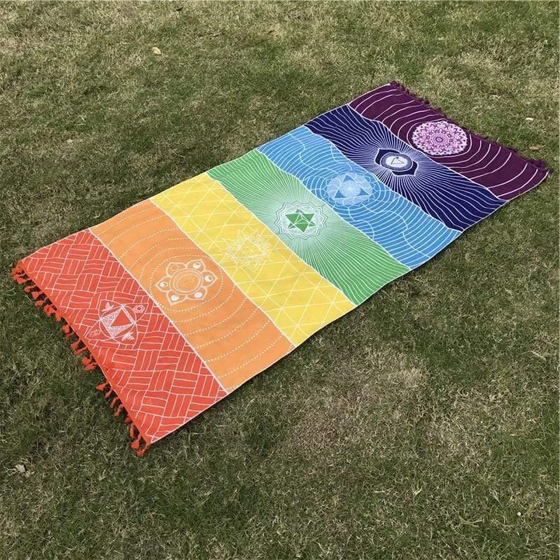 Vivolux | 7 Chakra Regenbogen Yoga Matte