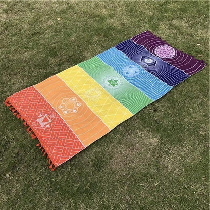 Vivolux | 7 Chakra Regenbogen Yoga Matte