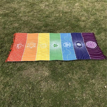 Vivolux | 7 Chakra Regenbogen Yoga Matte