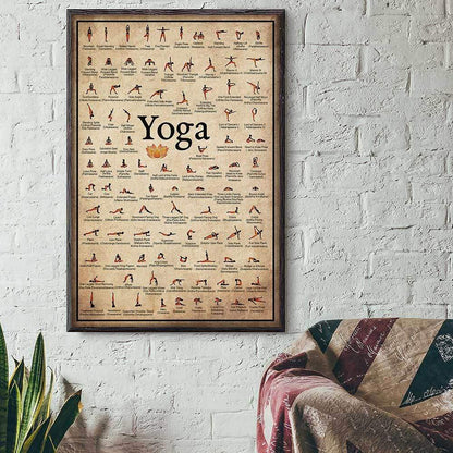 Vivolux | Yoga-Posen Wandposter