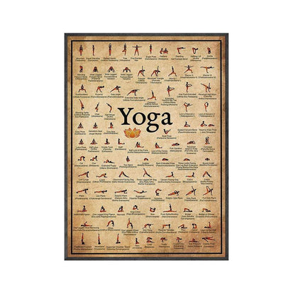 Vivolux | Yoga-Posen Wandposter