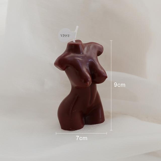 Vivolux | Weibliche Form Kerzen (5 Farben)