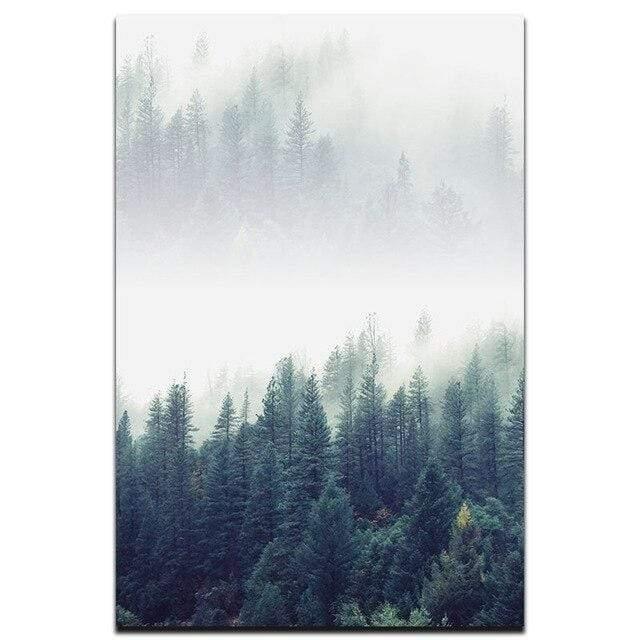 Vivolux | 3-teilige Nordic Forest Landscape Wandkunst
