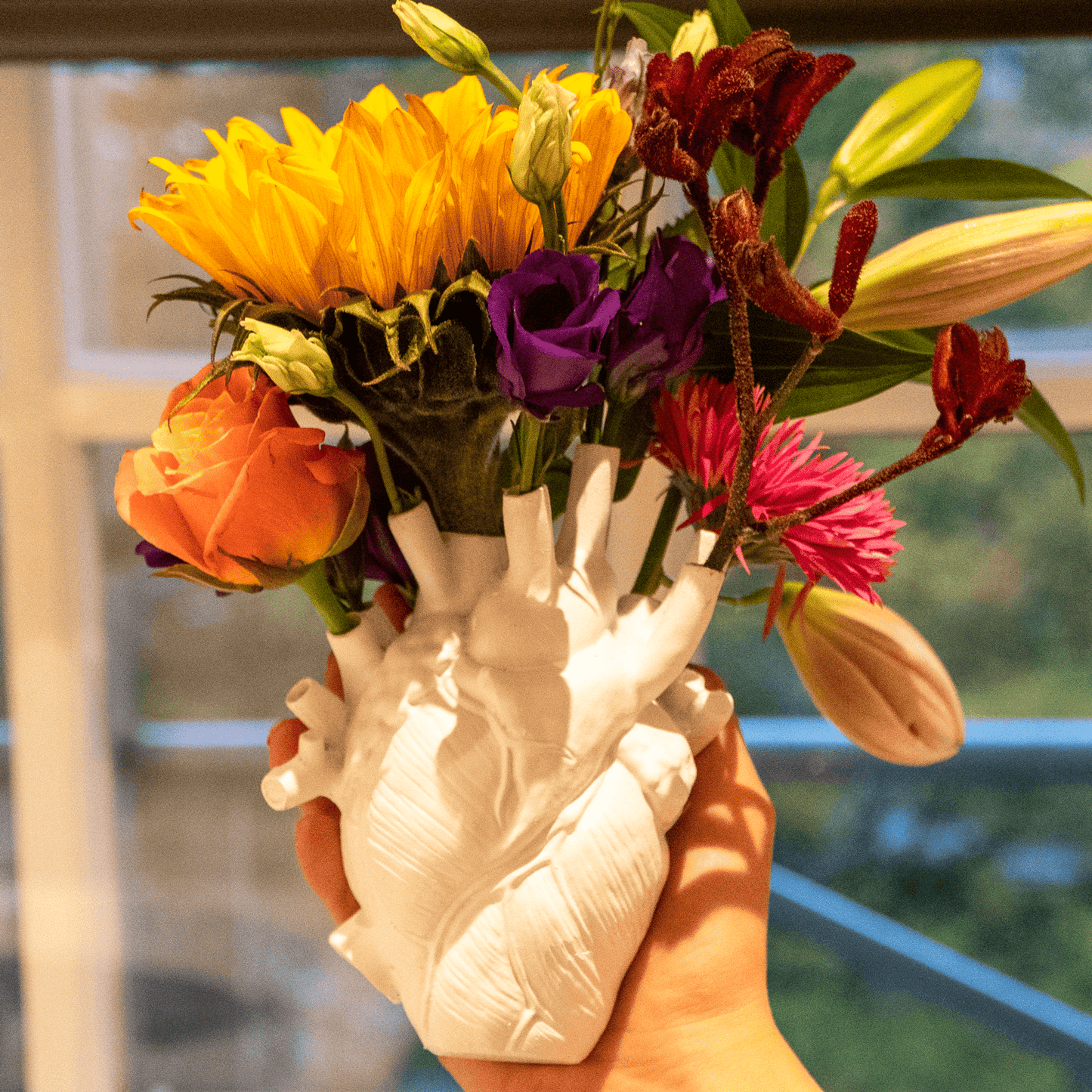 Vivolux | Herz Blumen Vase