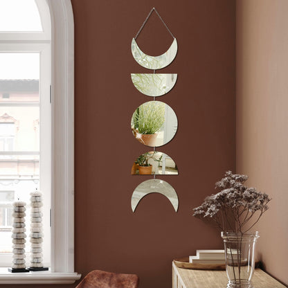 Vivolux | Mondphasen Spiegel Wandbehang