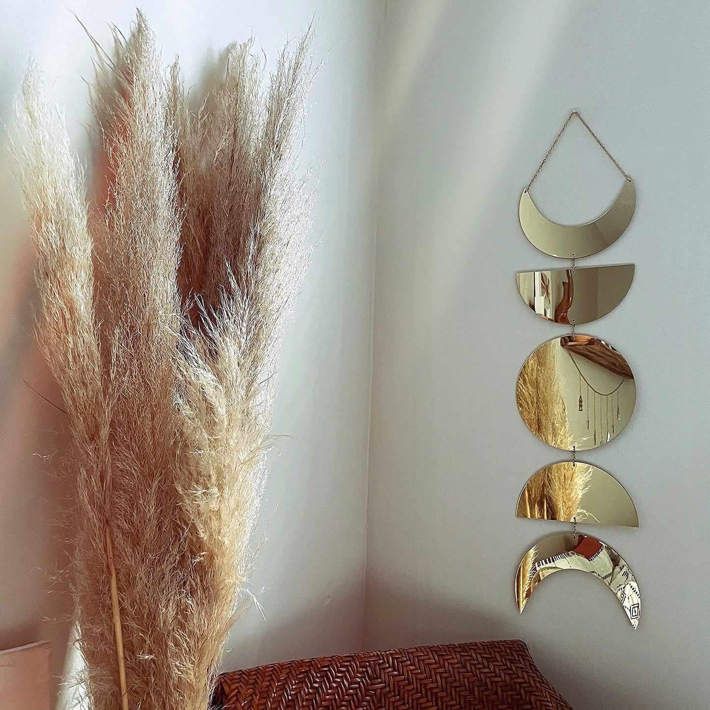 Vivolux | Mondphasen Spiegel Wandbehang